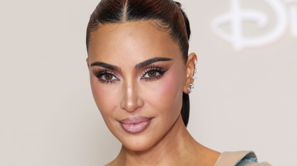 Kim Kardashian’s Super Bowl Bangs Are Unexpectedly Romantic—See the Photos