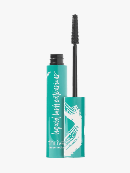 Thrive Causemetics Liquid Lash Extensions Mascara in branded component on a light gray background