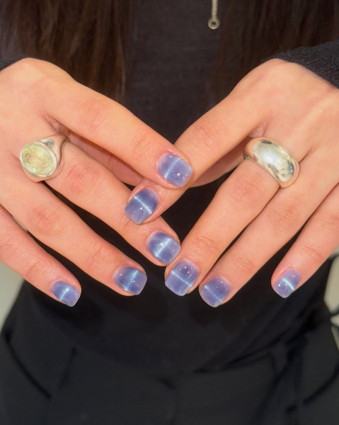 korean nail art trends 2026 barcode nails  courtesy of bysoan